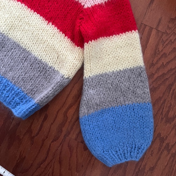 GANNI Julliard Striped Mohair Sweater,size M - Picture 7 of 12